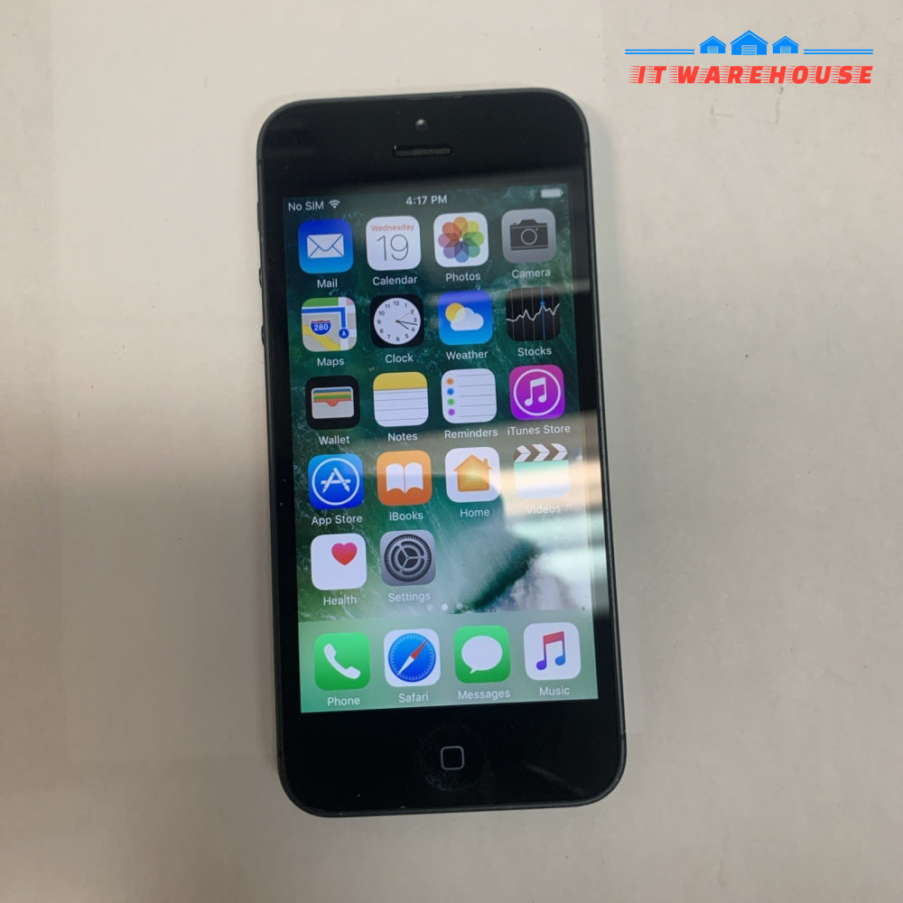 (Grade A) Apple iPhone 5 32GB - Unlocked Black
