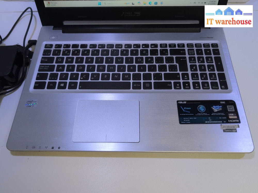 (GRADE A) Asus S56C 15.6" Laptop Intel  i7-3517U CPU/8GB RAM/240GB SSD/Win 11 -
