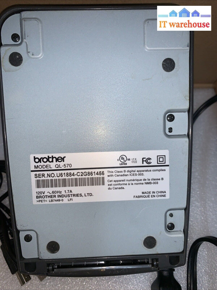 Grade A ~ Brother QL-570 Professional Thermal Label Printer