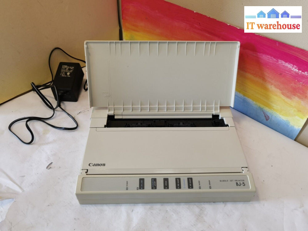 Grade A~ Canon BJ-5 InkJet Printer K10060 /W paper tray tested $
