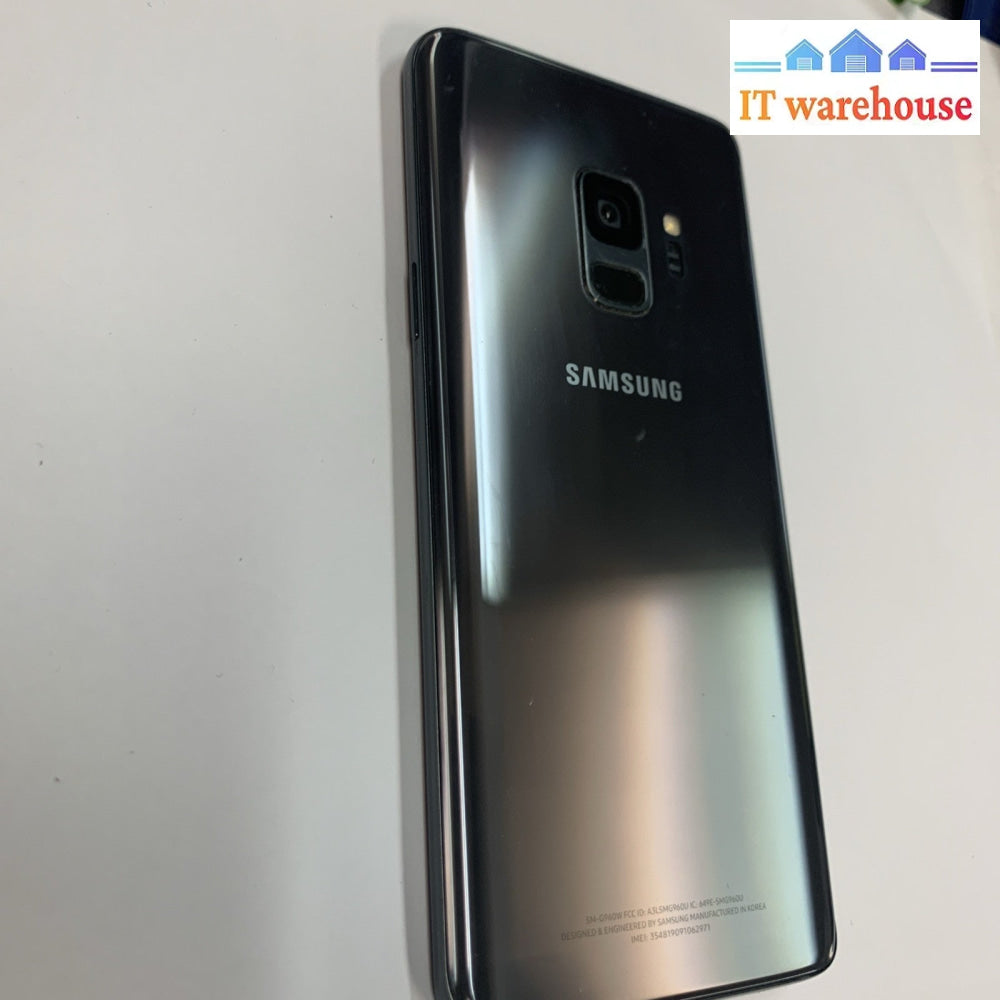 Grade A (Carrier: Bell) Samsung Galaxy S9 SM-G960W 64GB Midnight Black