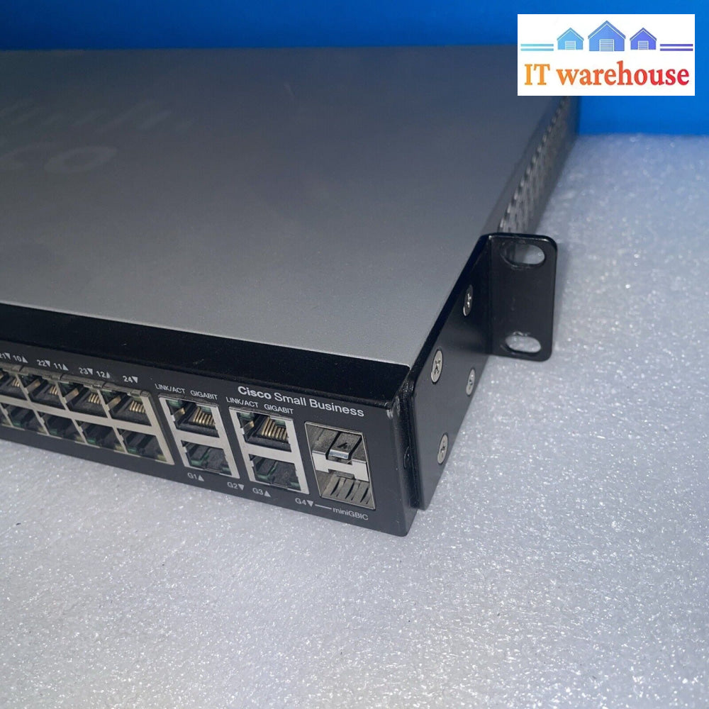 Grade A~ Cisco Small Business Sf300-24P Ethernet 10/100 Poe Managed Switch