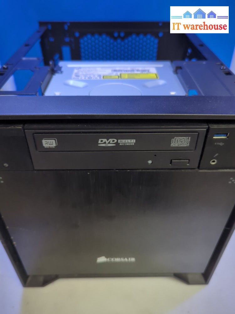 (GRADE A) CORSAIR SFF CUBE Computer Case With PSU + Liquid Cooling System -