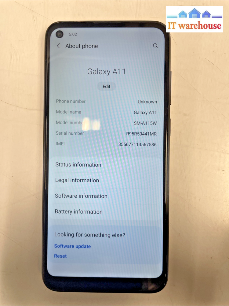 Grade A Galaxy A11  SM-A115W 32GB  Smartphone   (Unlocked)  Tested  +