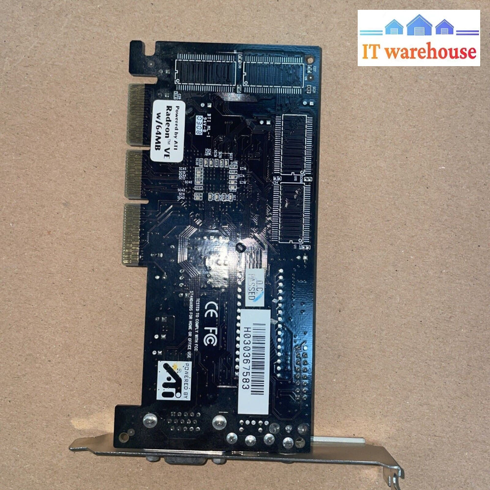 (Grade A) HIS ATi Radeon VE 64MB AGP VGA Card