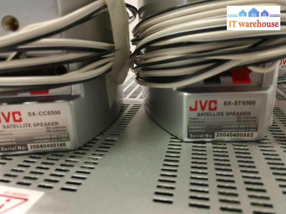 - (GRADE A) JVC RX-5042 A/V Control Receiver With Speakers TESTED (NO REMOTE)