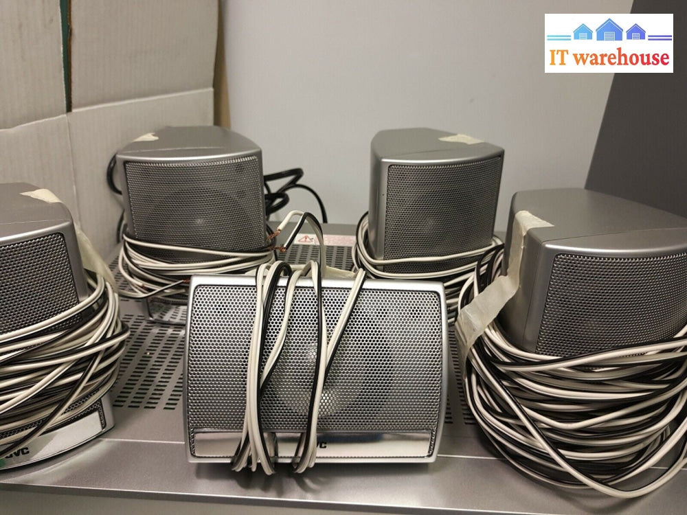 - (GRADE A) JVC RX-5042 A/V Control Receiver With Speakers TESTED (NO REMOTE)