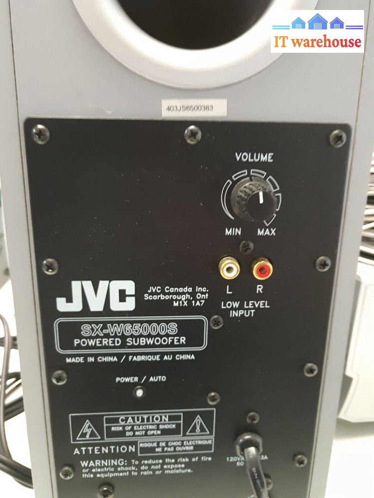 - (GRADE A) JVC RX-5042 A/V Control Receiver With Speakers TESTED (NO REMOTE)