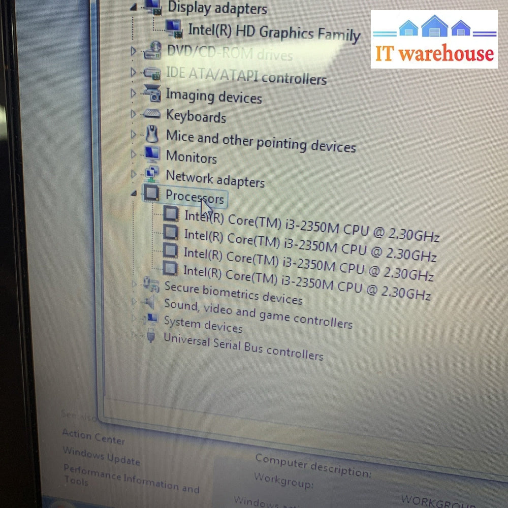 Grade A - Lenovo B570 laptop Windows 7 Home