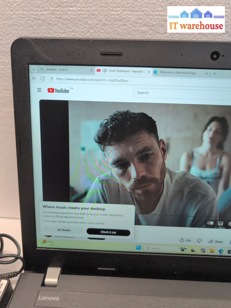 (GRADE A) Lenovo ThinkPad E570 15.6" Laptop i5-7200U/12GB /250GB SSD/Win 11 -