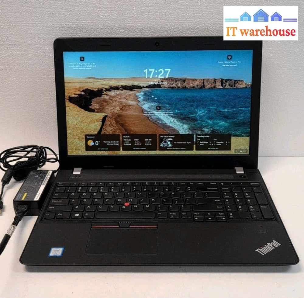 (GRADE A) Lenovo ThinkPad E570 15.6" Laptop i5-7200U/12GB /250GB SSD/Win 11 -