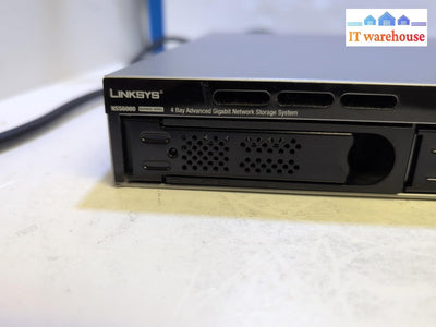 (GRADE A) LINKSYS NSS6000 4 BAY ADVANCED GIGABIT NETWORK STORAGE SYSTEM -