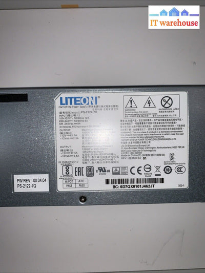 (Grade A) LiteOn PS-2122-7Q 1200W 80 Plus Platinum Server Power Supply
