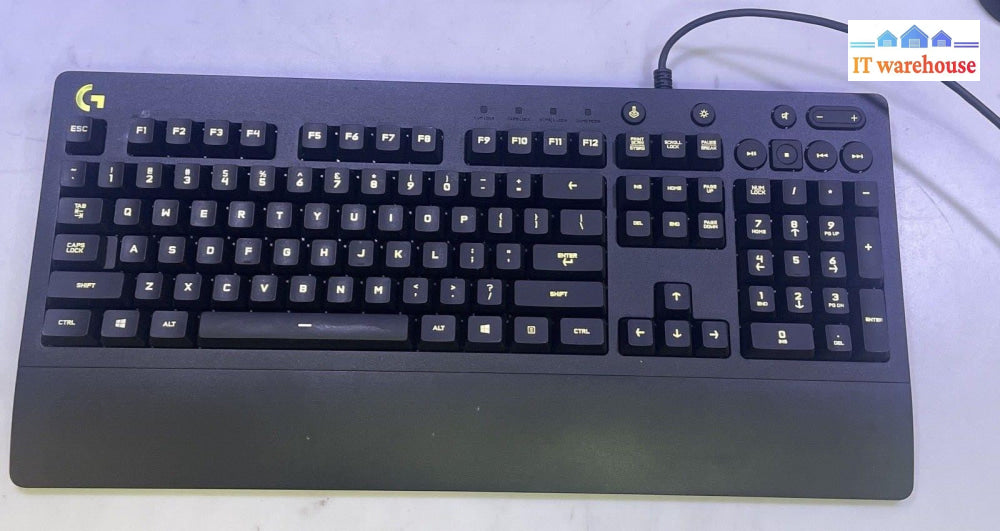 (Grade A)  Logitech G213 Prodigy Gaming Wired Backlit Mechanical Keyboard Tested