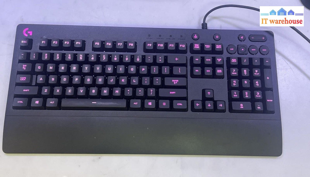 (Grade A)  Logitech G213 Prodigy Gaming Wired Backlit Mechanical Keyboard Tested
