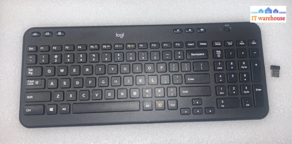 Grade A ~ Logitech K360 Wireless Keyboard (with USB receiver)