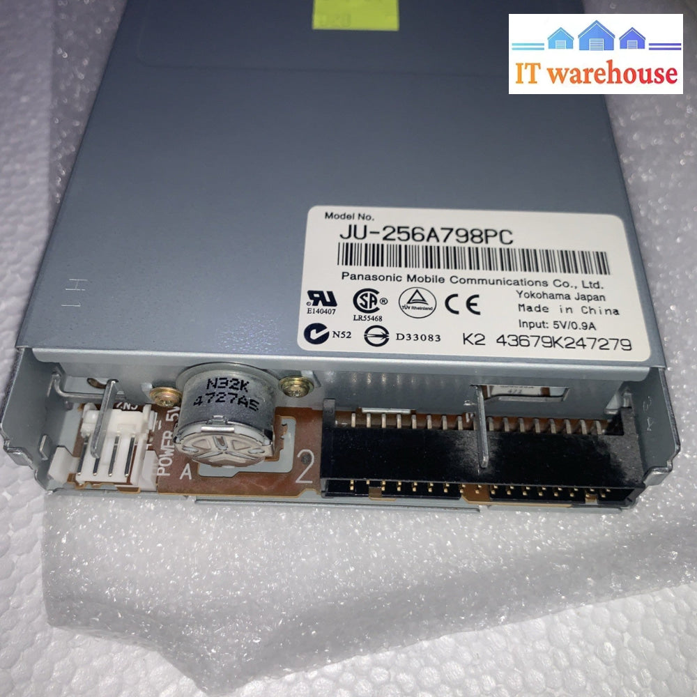 Grade A ~ Panasonic JU-256A798PC Internal 3.5" 1.44MB Floppy Disk Drive w/ cable