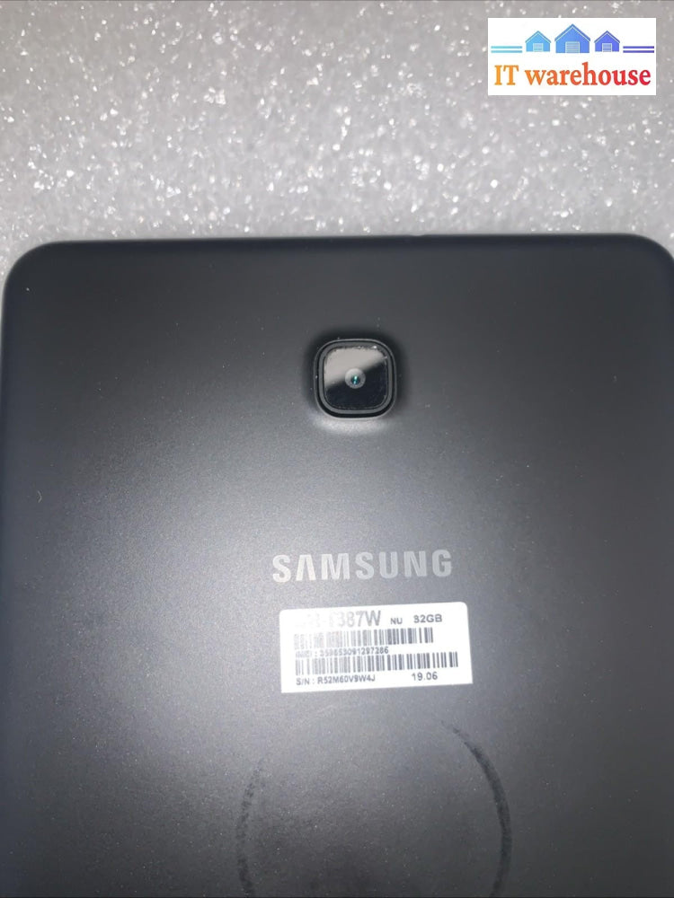 Grade A ~ Samsung Galaxy Tab A 8" SMT387W 32GB Wifi +GSM Unlocked Black Tablet