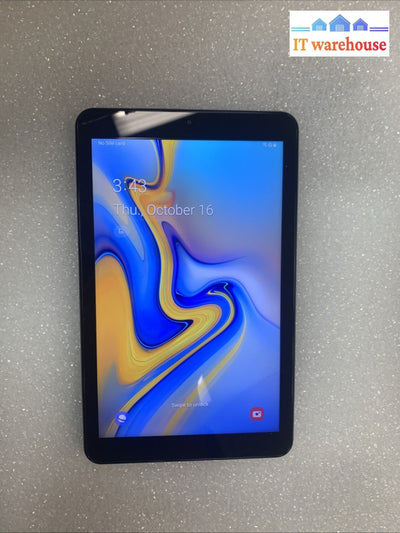 Grade A ~ Samsung Galaxy Tab A 8" SMT387W 32GB Wifi +GSM Unlocked Black Tablet