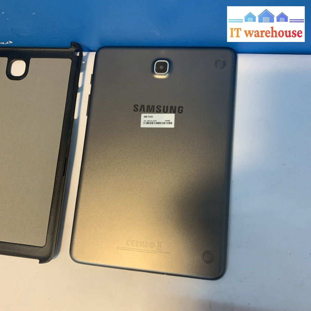 Grade A~ Samsung Galaxy Tab A SM-T350 16GB Wi-Fi Smoky Titanium Tablet