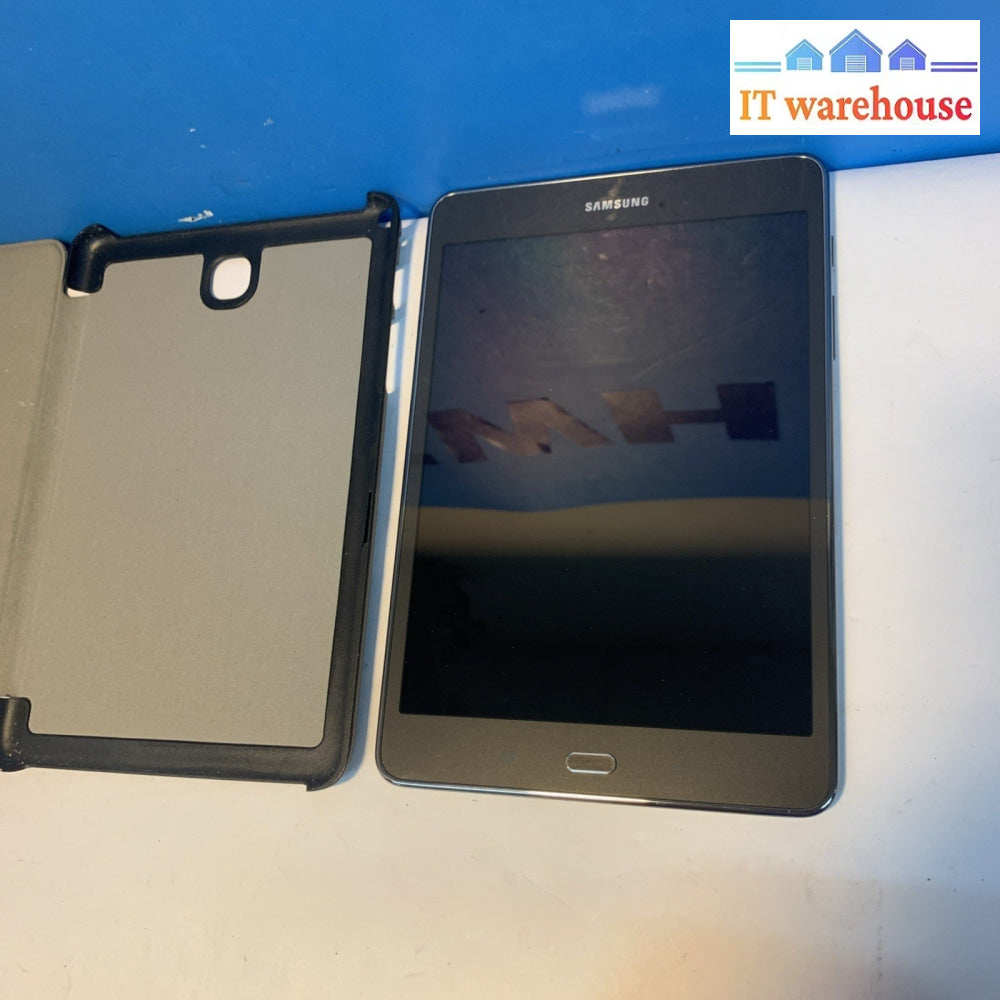 Grade A~ Samsung Galaxy Tab A SM-T350 16GB Wi-Fi Smoky Titanium Tablet