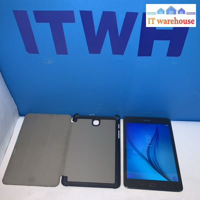 Grade A~ Samsung Galaxy Tab A SM-T350 16GB Wi-Fi Smoky Titanium Tablet