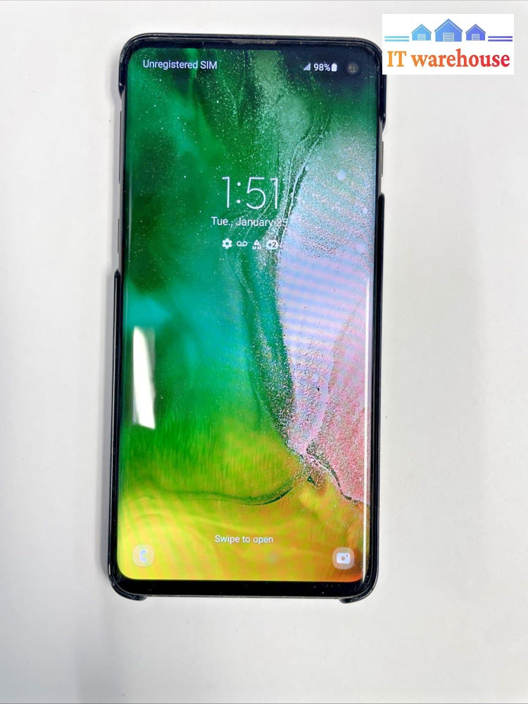 Grade A Smartphone Galaxy S10 SM-G973W 128G Unlocked  Tested  +
