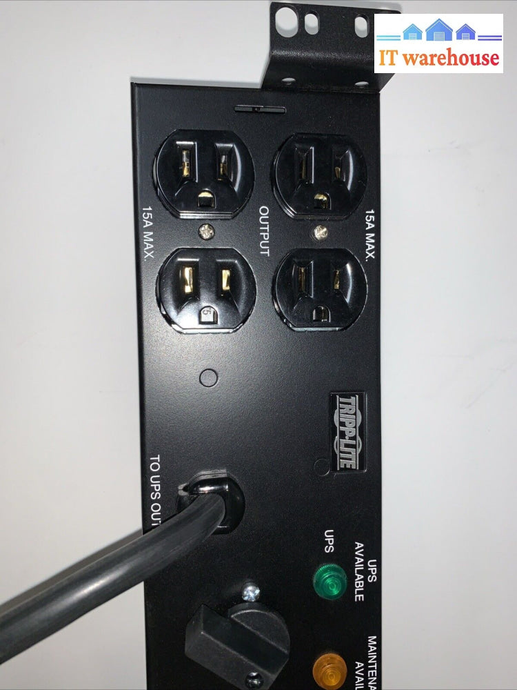 Grade A ~ Tripp Lite PDUB20 PDU Dual Source Hot Swap 100-127V 16A 8 5-15/20R