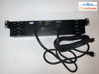 Grade A ~ Tripp Lite PDUB20 PDU Dual Source Hot Swap 100-127V 16A 8 5-15/20R