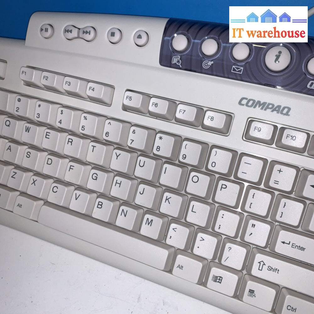 Grade A ~ Vintage Compaq Genuine USB Keyboard KU-9978
