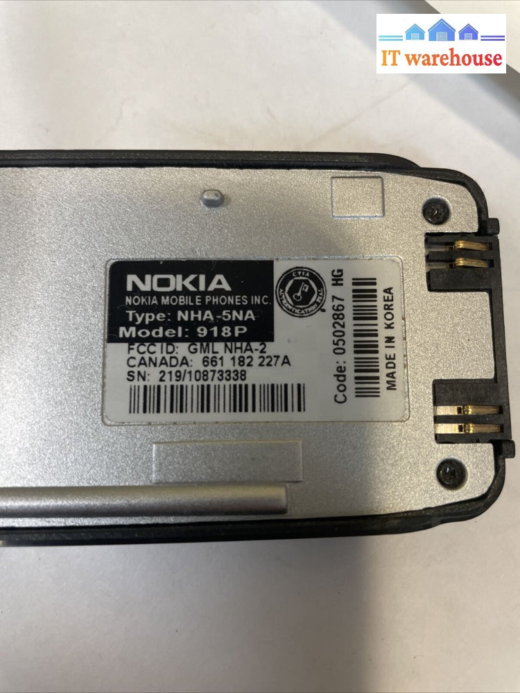 （Grade A + ) Vintage Nokia Audiovox Cdm-9000 Tri-Mode Cell Phone (Carrier: Telus)