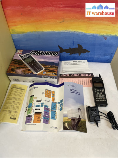 （Grade A+) Vintage Nokia Audiovox CDM-9000 Tri-Mode Cell Phone (Carrier: Telus)