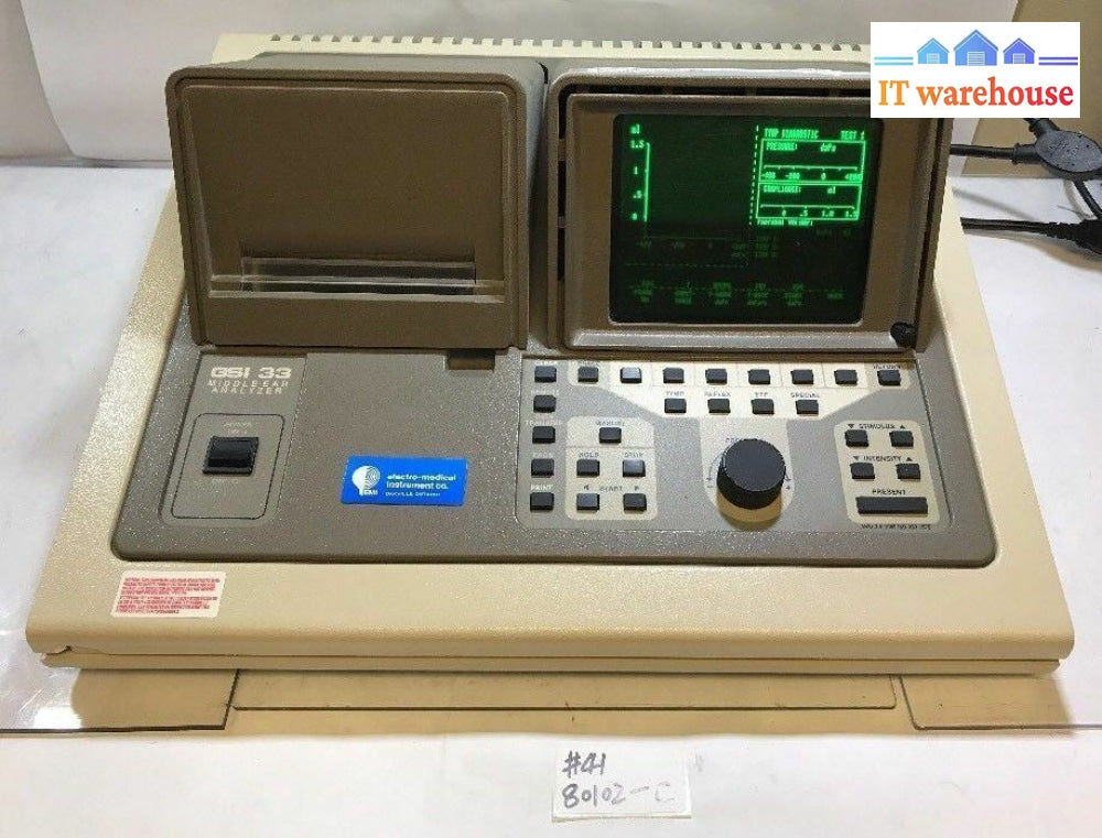 - GRASON STADLER GSI 33 MIDDLE EAR ANALYZER 