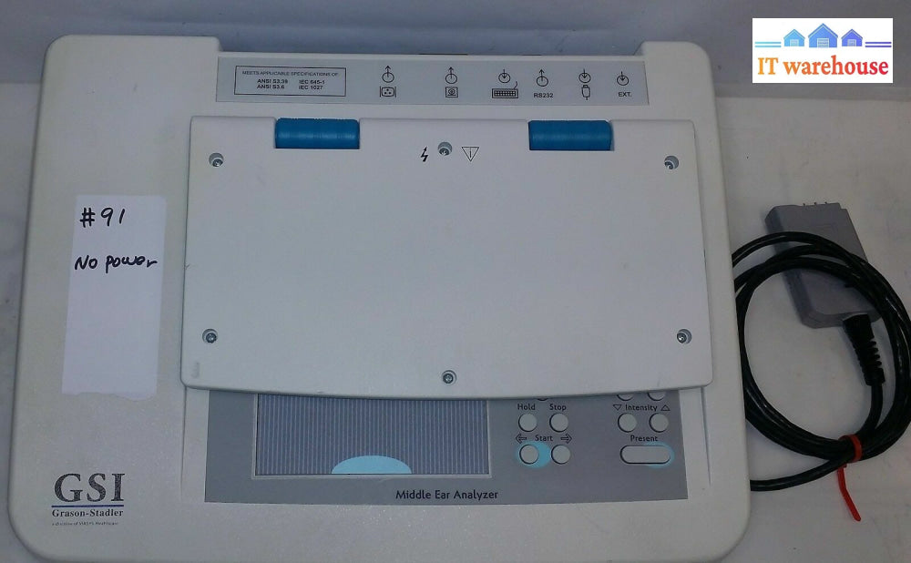 Grason-Stadler Gsi Tympstar Middle Ear Analyzer 2000-97Xx