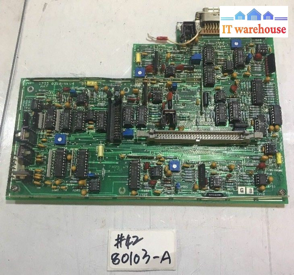- GSI 1733-0710 MAIN BOARD FOR GRASON STADLER GSI 33 MIDDLE EAR ANALYZER @@@