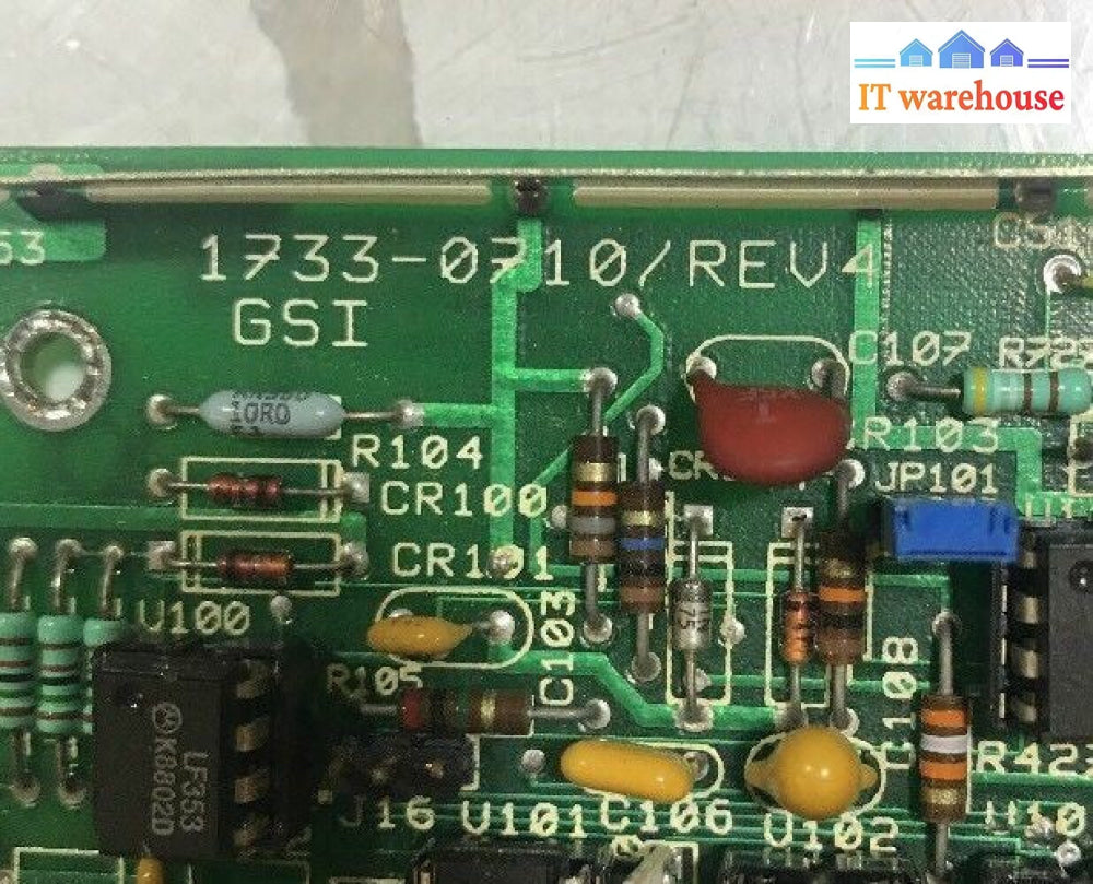 - GSI 1733-0710 MAIN BOARD FOR GRASON STADLER GSI 33 MIDDLE EAR ANALYZER @@@