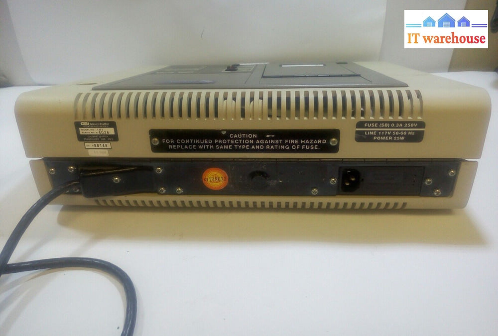 GSI 27A Audiometer (power on  test only)