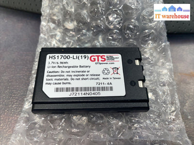  GTS HS1700-LI(19) REPLACEMENT BATTERY OEM MOTOROLA SPT1700 PPT2700 PDT8100 NEW