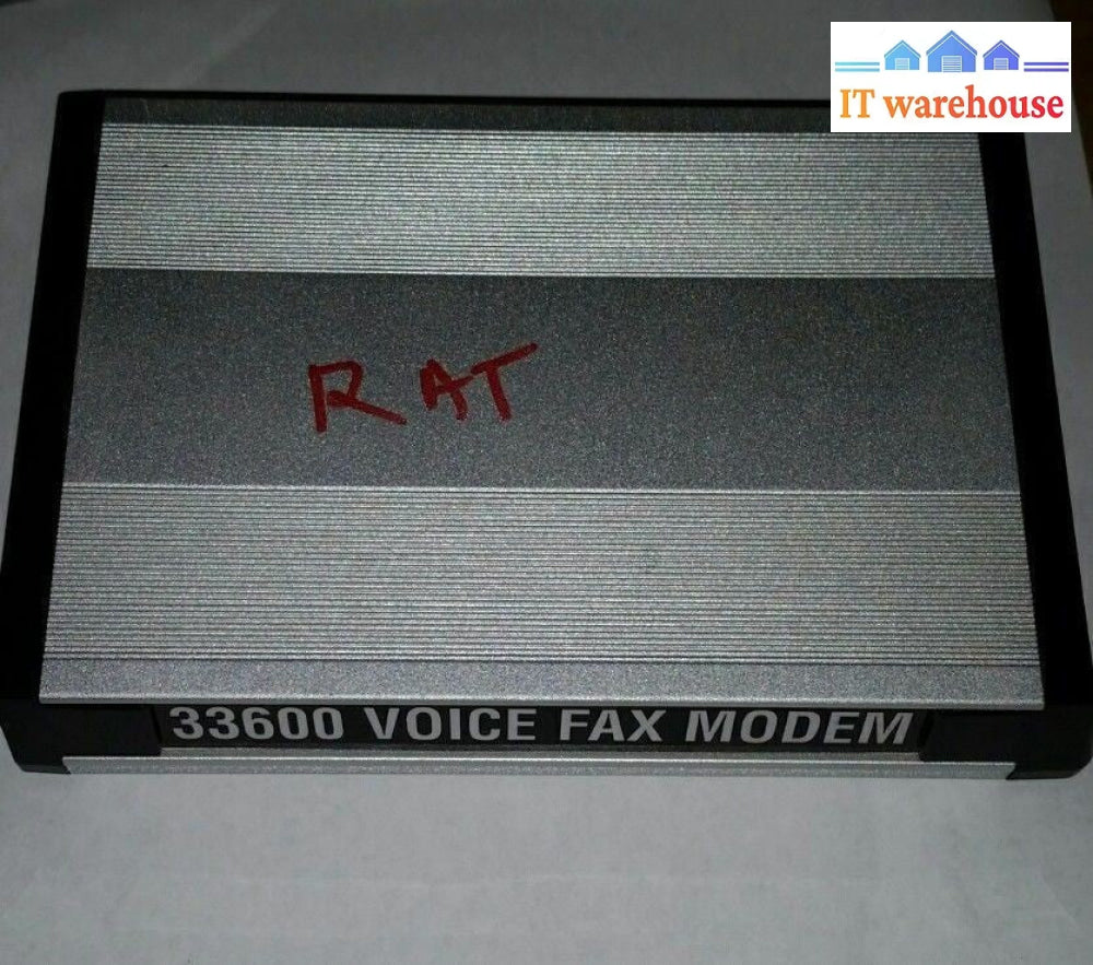  GVC 33600 Voice Fax RS232 modem model: F-1133V/R6 (No Ac adapter)