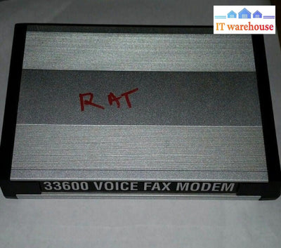  GVC 33600 Voice Fax RS232 modem model: F-1133V/R6 (No Ac adapter)