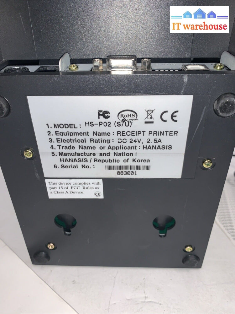 Hanasis HS-P02 POS printer with USB/Serial port