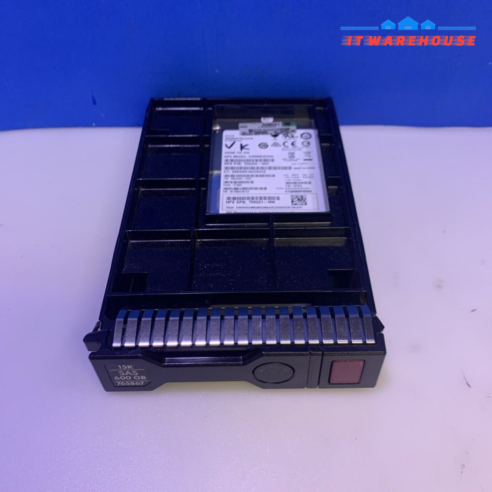 Hard Drive HP EH0600JEDHE 600GB 15K 128MB SAS III 3.5'' + Caddy (1000 Day + left