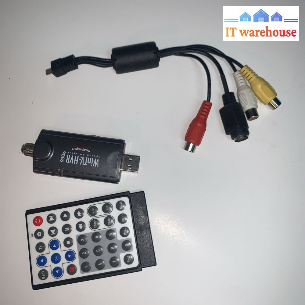 Hauppauge WinTV-HVR-950Q USB Hybrid TV Tuner Receiver + cable remote