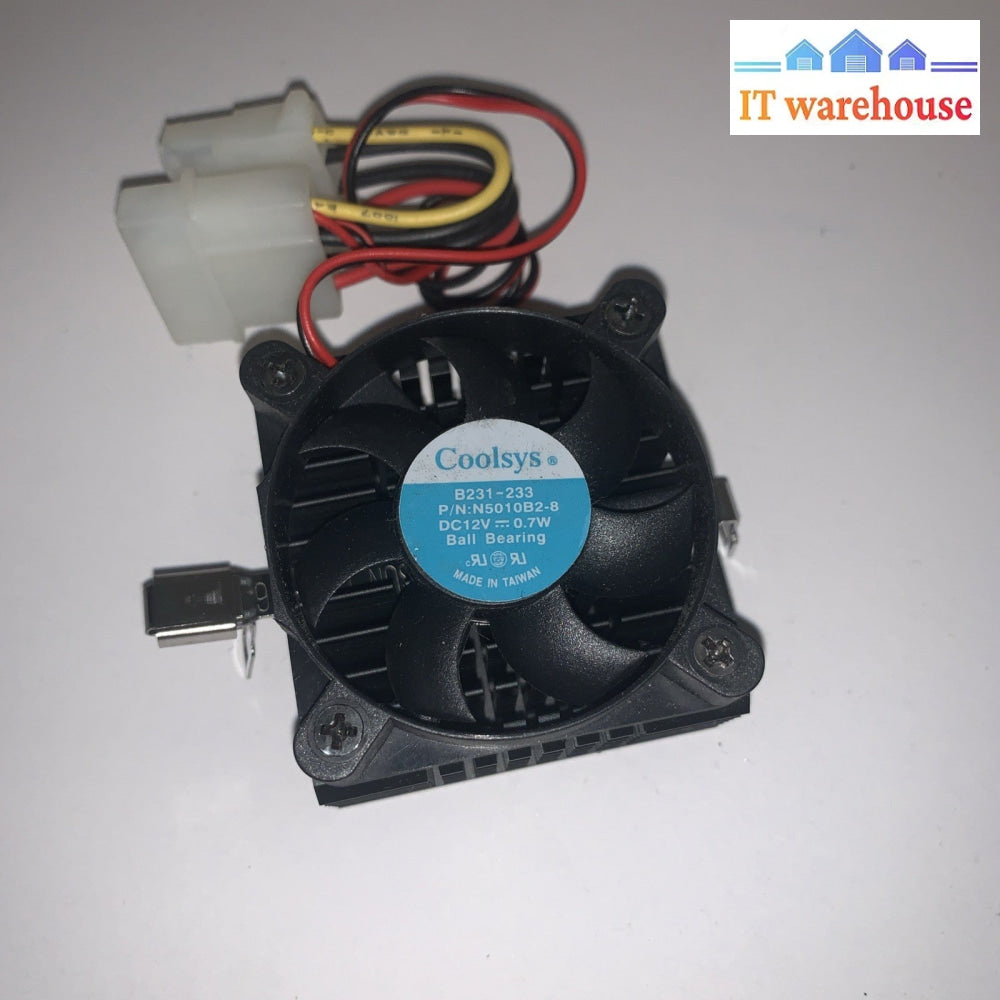 (High Quality) Coolsys AMD K6 & Pentium CPU Heatsink (Ball Bearing Cooling Fan)