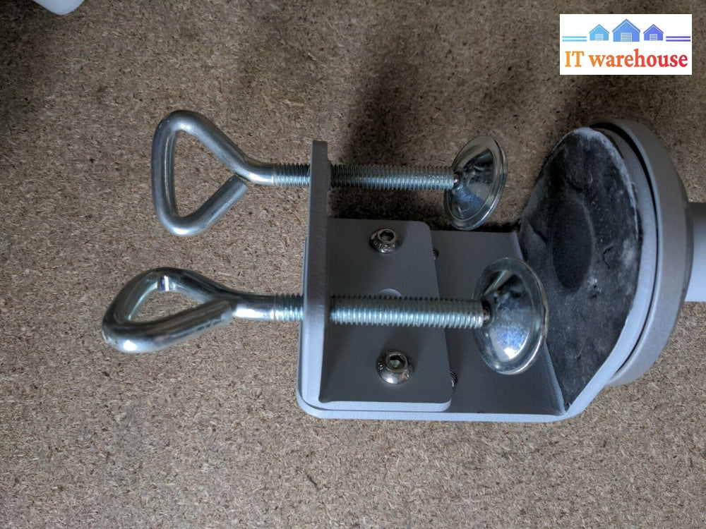 High Quality Dual Steel Monitor Arm Table Mount Stand for 2 LCD (up to 27")