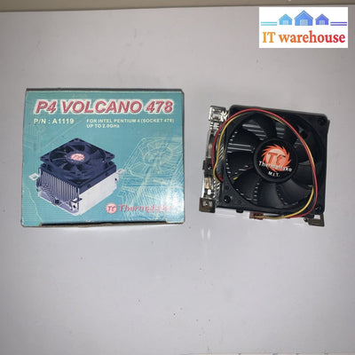(High Quality) Thermaltake  Intel 478 CPU Heatsink  Cooling Fan 3-PIN