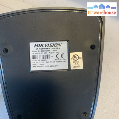 HIKVISION DS-2CD6520ET-I In-Vehicle 2MP 4mm Camera