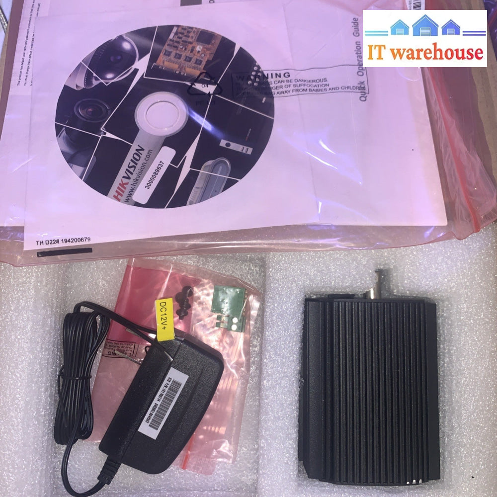 Hikvision DS-6701HFI 1-Channel Video Encoder Analog to IP Network Converter 12V