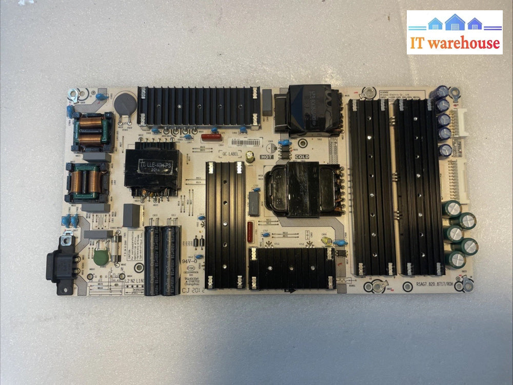 Hisense TV Power Supply Board RSAG7.820.6117 ROH Replacement PSU Module Tested +