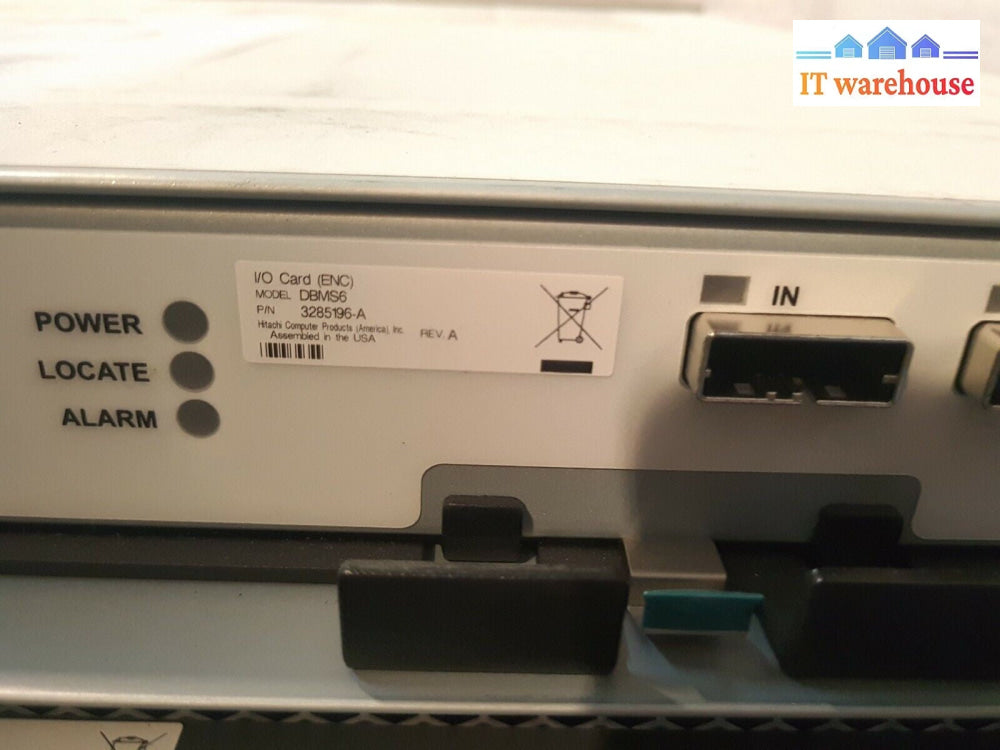 - Hitachi DF-F850-DBL Drive Box 2U 12x Drive Chassis W/Controller + PSU (NO HDD)